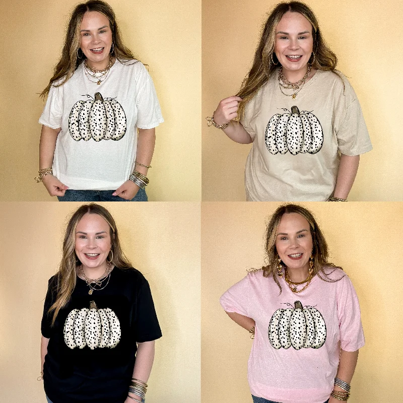 Online Exclusive | Spotted Harvest Pumpkin Graphic Tee in Multiple Color Options