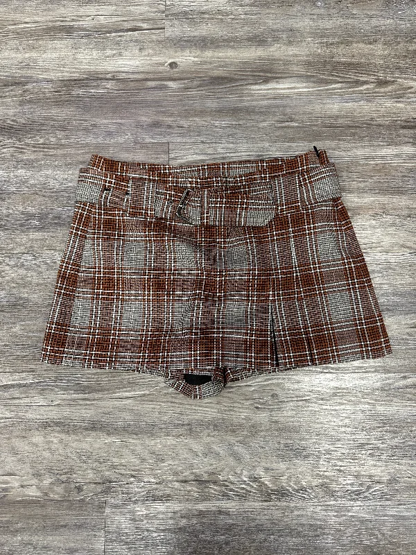 Skort By Free People In Plaid Pattern, Size: 4