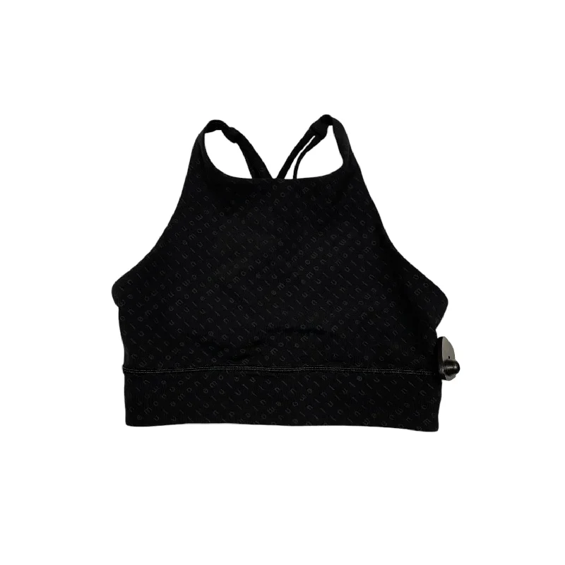 Athletic Bra By Lululemon In Black, Size: 8