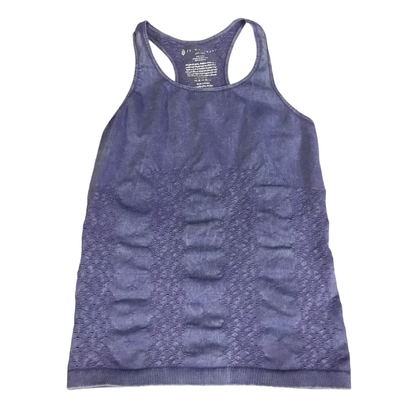 Athletic Tank Top By Free People In Purple, Size: Xs