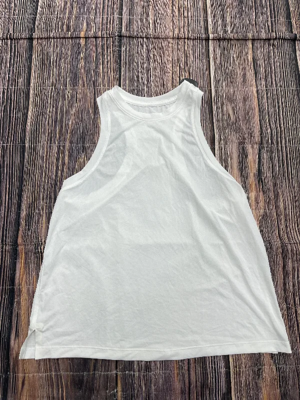 Athletic Tank Top By Lululemon In White, Size: S