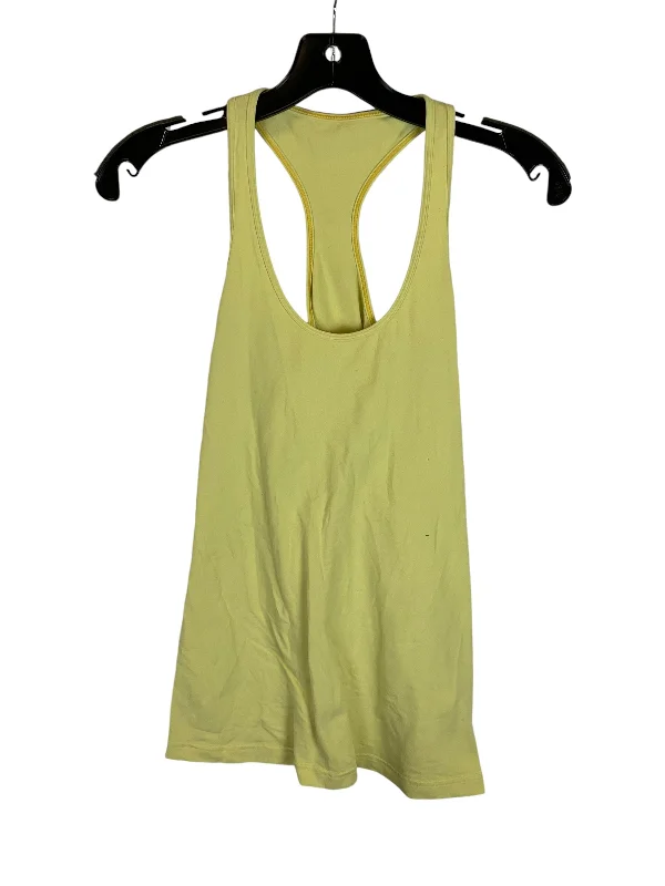 Athletic Tank Top By Lululemon In Yellow