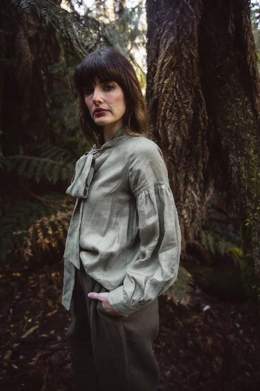 Franklin Blouse | Silver Sage