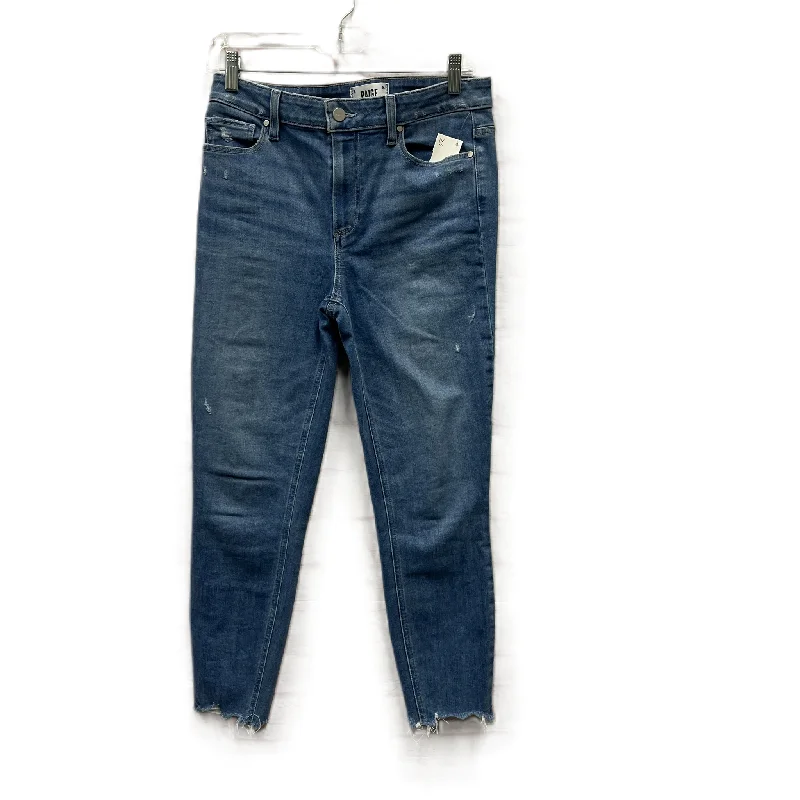 Jeans Cropped By Paige In Blue, Size: 6