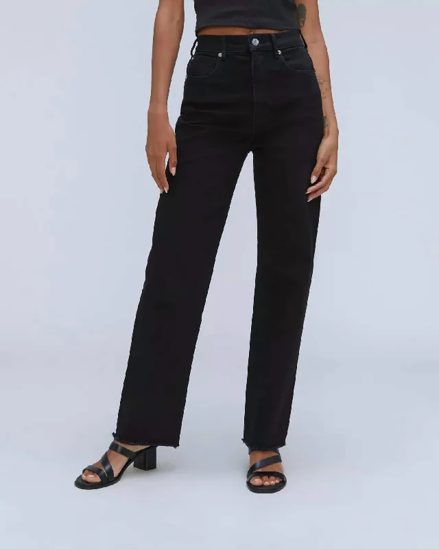 The Way High Jeans In Black Coal