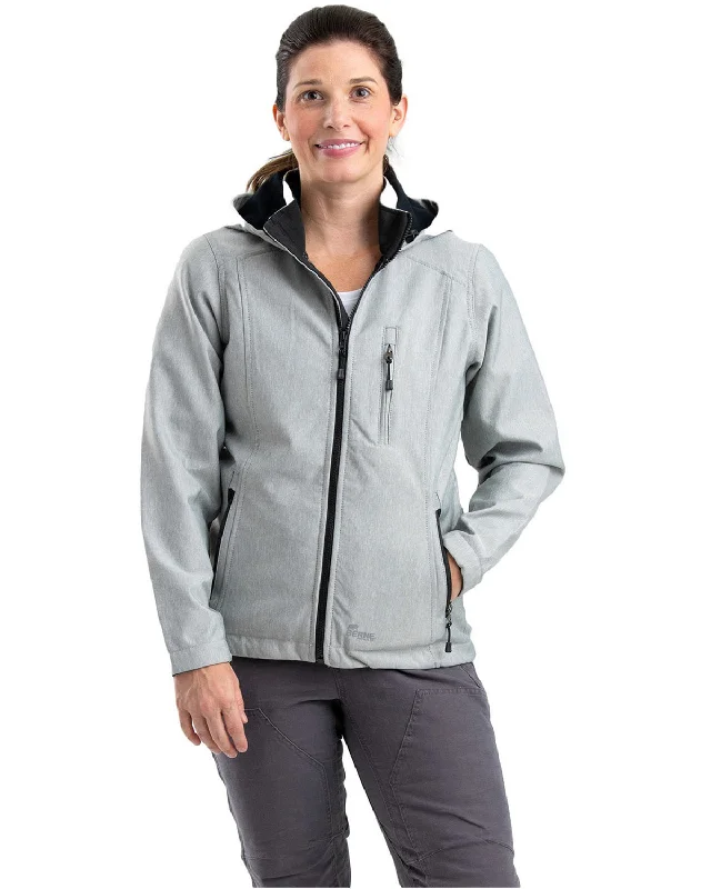 Berne Ladies' Hooded Softshell Jacket WJS301