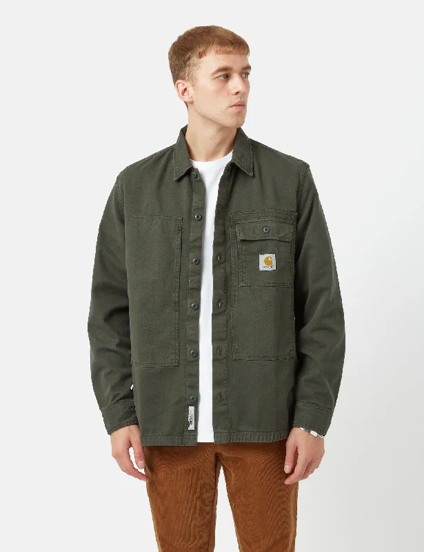 Carhartt-WIP Charter Long Sleeve Shirt - Boxwood Green