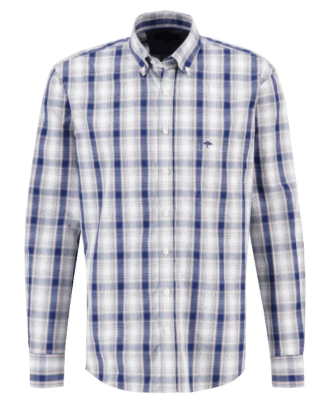 Fond Check Shirt - Pale Berry