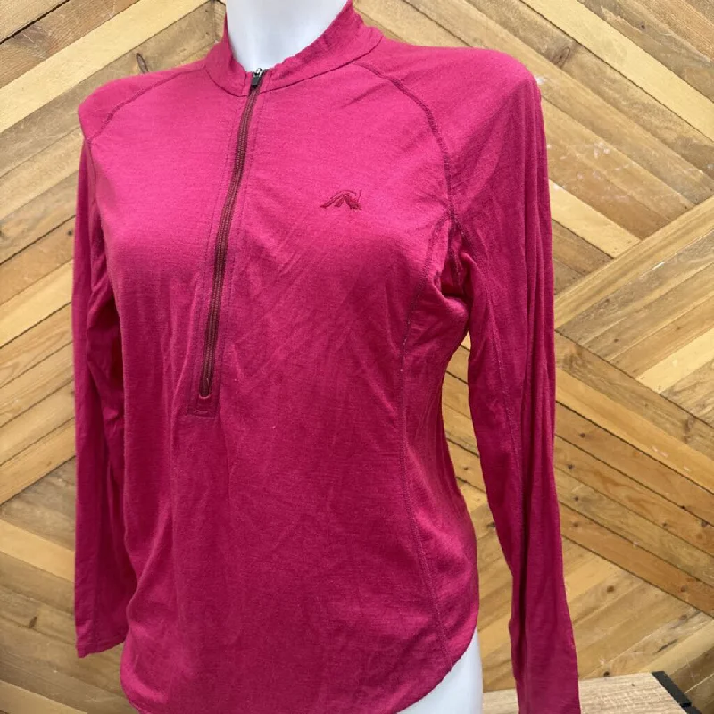 Macpac - 1/4 Zip base top - MSRP $90: Pink-women-14