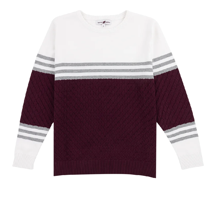 Maroon Livingston Sweater