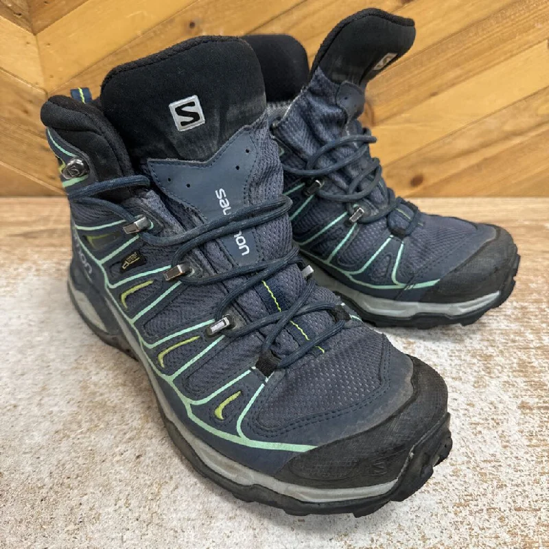 Salomon- women's x ultra mid boot- MSRP $190: Blue/Teal -women-7