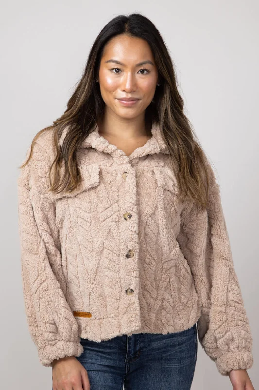 Simply Southern Jess Shacket for Women in Desert | PP-0224-SHKT-JESS-DESERT