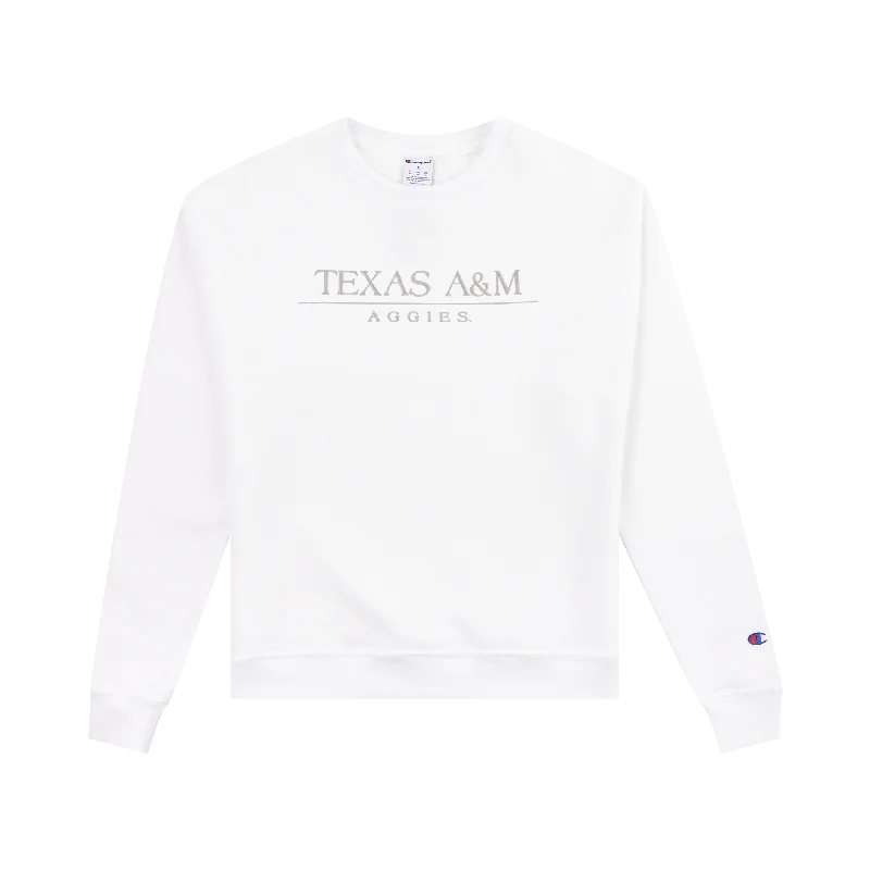 Texas A&M Aggies Womens Tonal Powerblend Crew