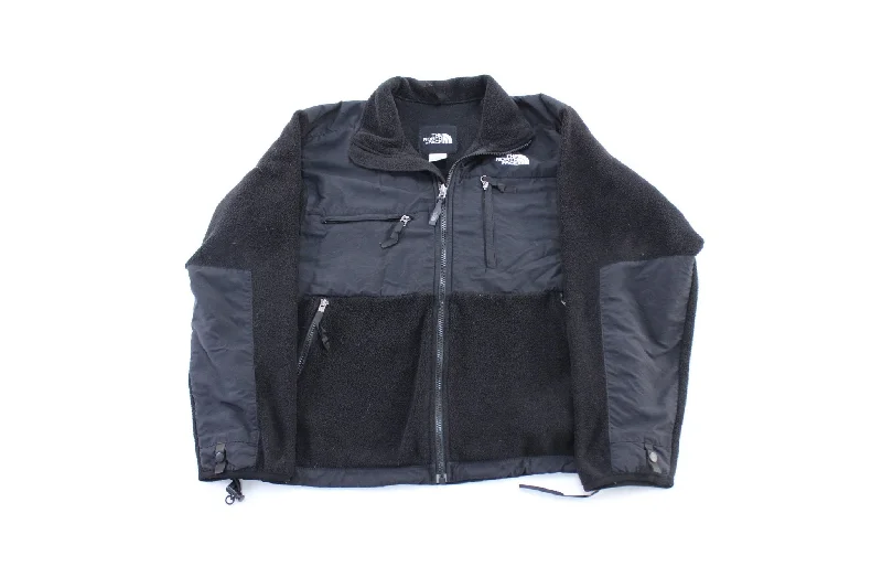 The North Face Embroidered Logo Black Zip Up Jacket