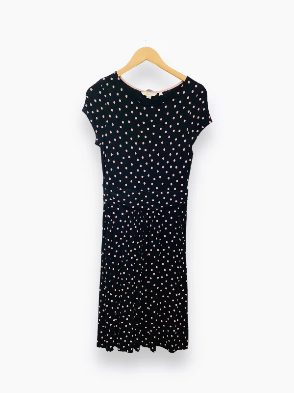 Black Dress Casual Midi Boden, Size 4