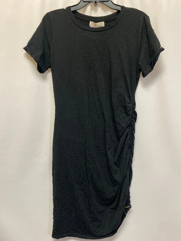 Black Dress Casual Midi Michael By Michael Kors, Size L