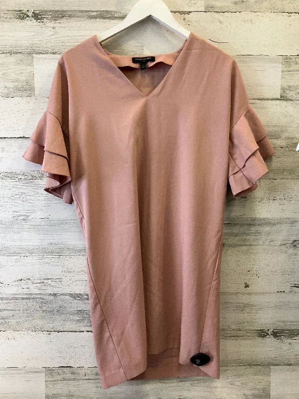 Pink Dress Casual Midi Banana Republic, Size Xs