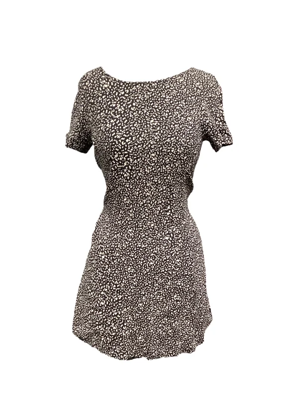 Polkadot Pattern Dress Casual Midi Mango, Size Xs