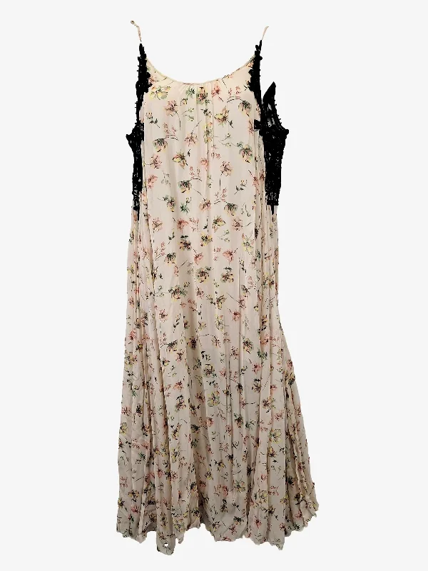 Zara Essential Summer Floral Maxi Dress Size S