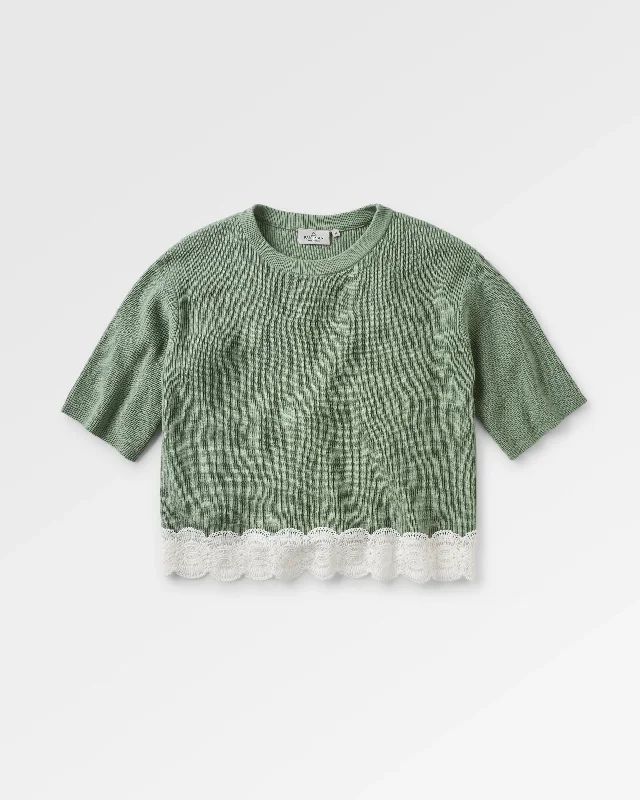 Vintage Organic Knitted Sweater - Pistachio