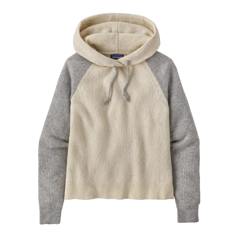 Women's Recycled Wool-Blend Hooded Pullover Sweater